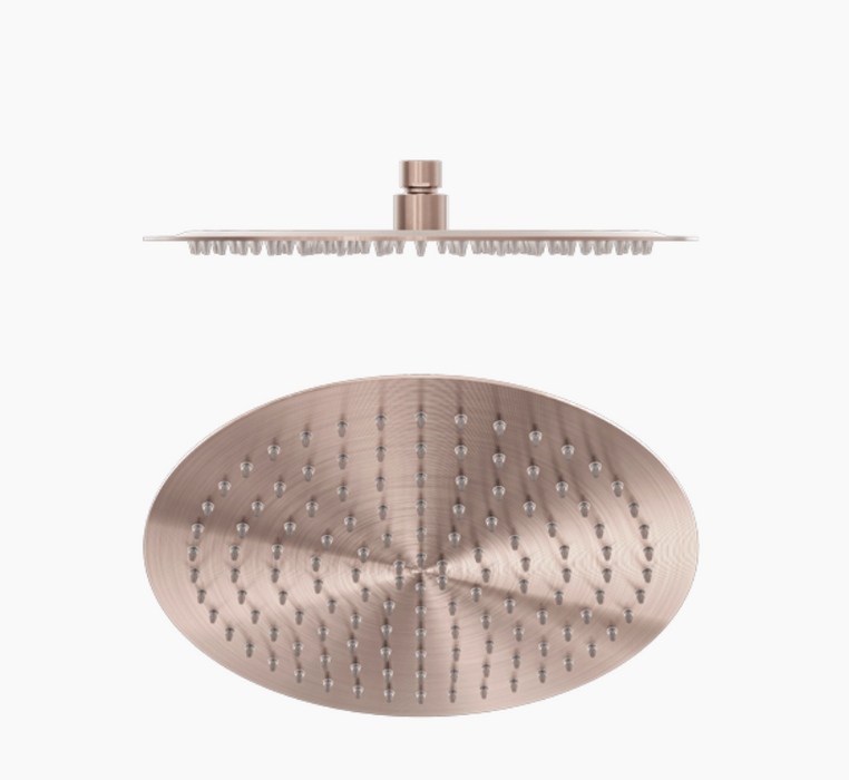 Nero Zen 316SS 300mm Round Shower Rose - Brushed Bronze