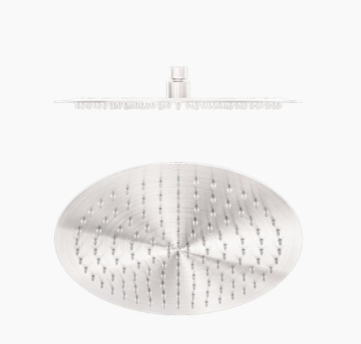 Nero Zen 316SS 300mm Round Shower Rose - Brushed Nickel
