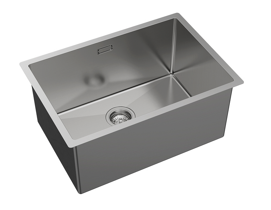 Fienza Hana 70L Laundry Sink With Overflow - Stainless Steel