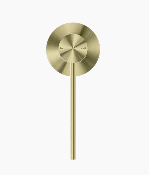 Nero Mecca Care Wall Mixer - Brushed Gold