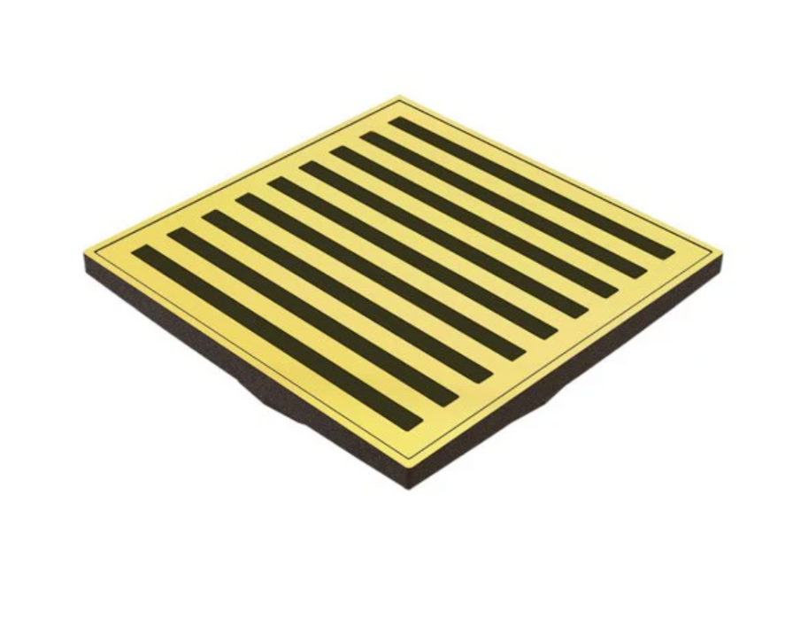 Art Australia Slotted Floor Waste - Polished Brass