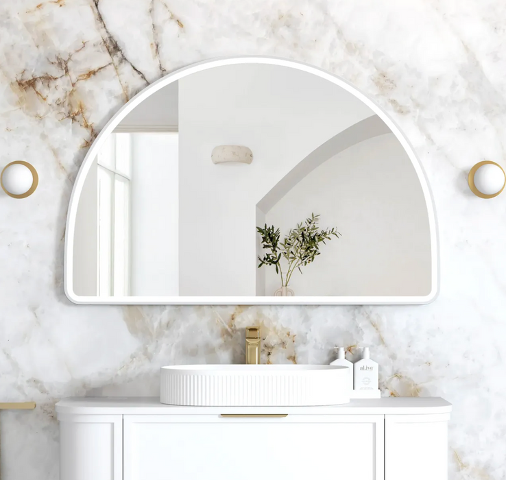 Otti LED Moonlight Archie Mirror Framed - 1200mm x 800mm White