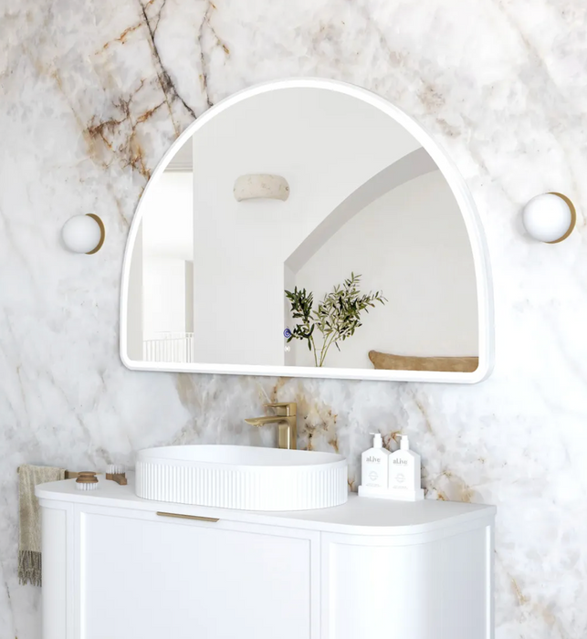 Otti LED Moonlight Archie Mirror Framed - 1200mm x 800mm White