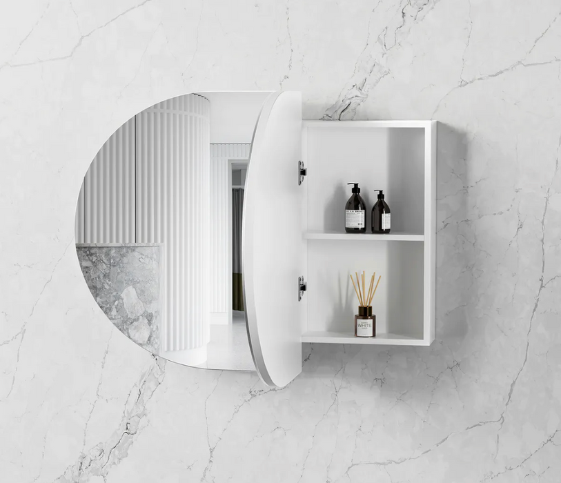 Otti Bondi Shaving Cabinet - 900mm x 600mm - Matte White