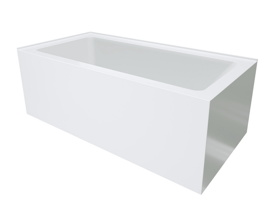 Fienza Sentor Right-Hand Acrylic Bath With Overflow - 1500mm