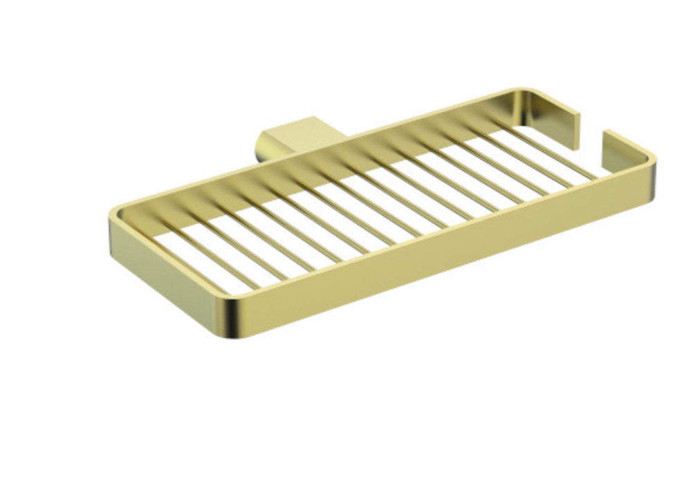 Millennium Zoya Shower Basket - Brushed Brass