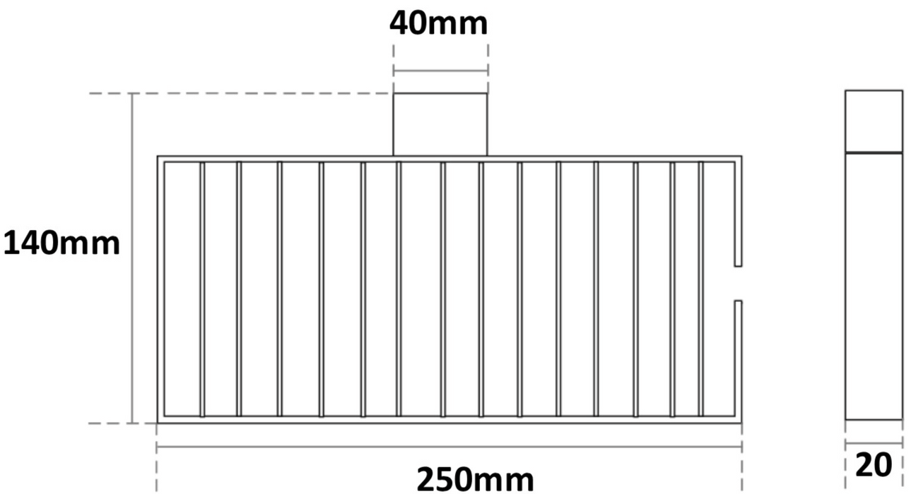 Millennium Zoya Shower Basket - Brushed Brass