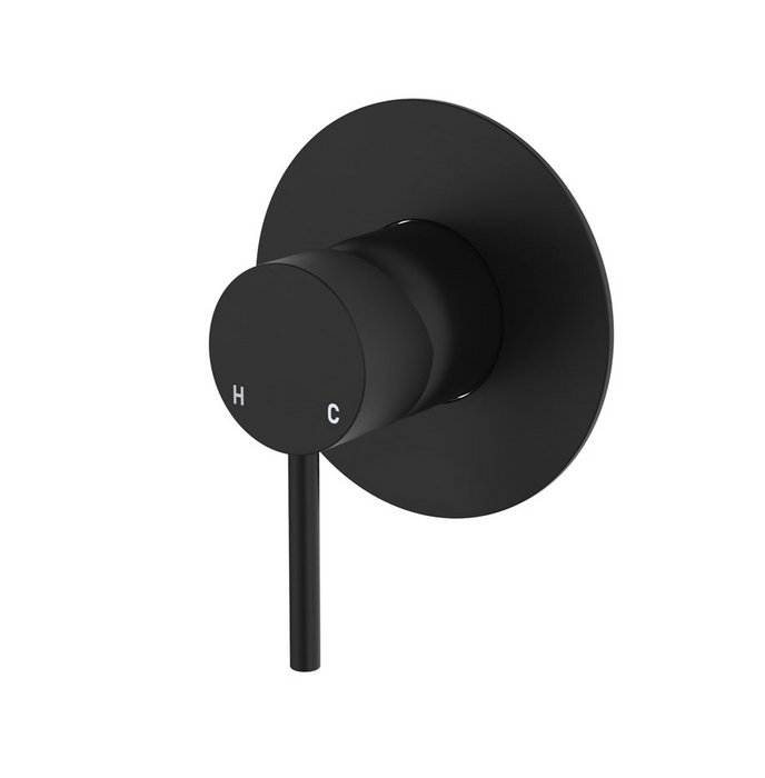 Fienza Kaya Wall Mixer Large Back Plate - Matte Black