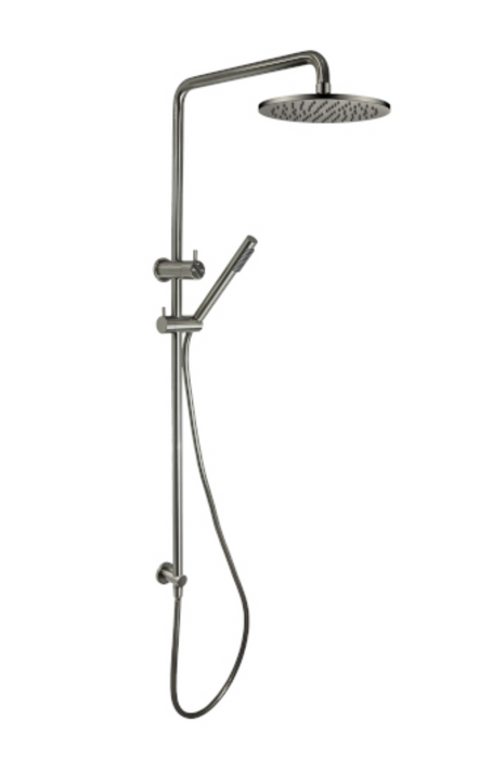 Millennium Cioso Twin Shower 200mm - Brushed Nickel