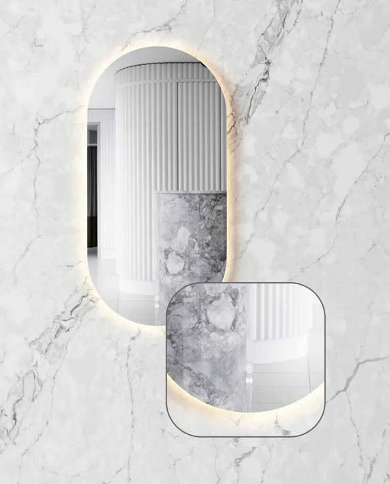 Otti LED Noosa Frameless Mirror - 900mm x 450mm