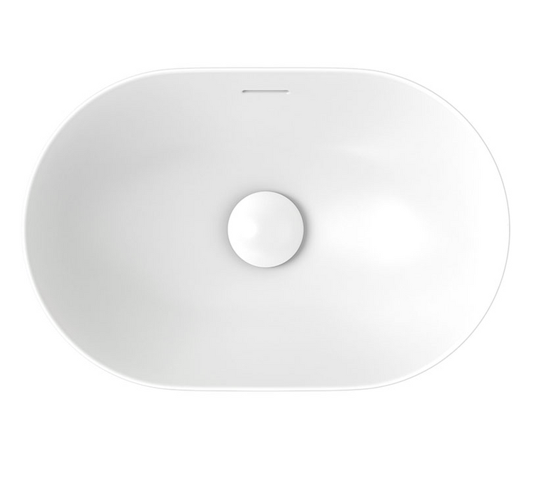 Fienza Aluca Pill Semi-Inset Basin -  Matte White