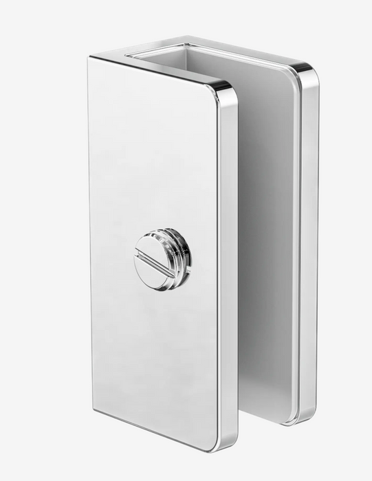 Nero Shower U Bracket 10mm Glass Chrome