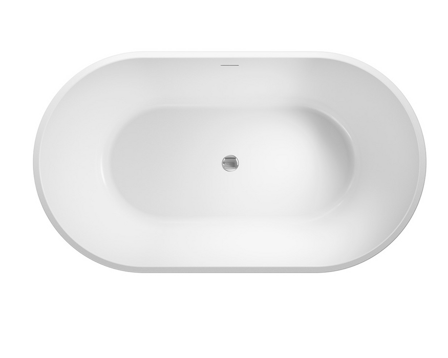Fienza Austin Freestanding Acrylic Bath With Overflow - 1400