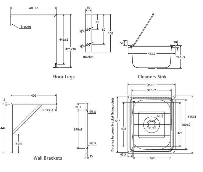Fienza Cleaners Sink- Stainless Steel