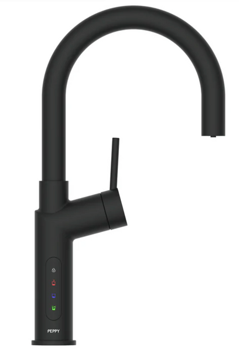 Peppy Taps Signature 5 in 1 - Boiling, Chilled, Soda  - Matte Black