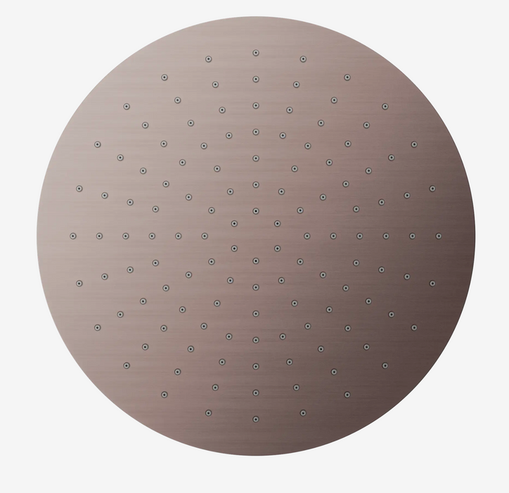 Nero 300mm Round Shower Head  - Brushed Bronze