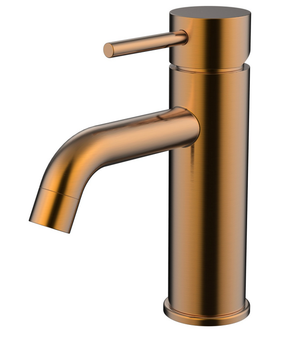 Millennium Cioso Curved Basin Mixer -  Rosa