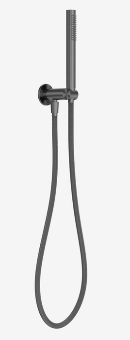 Nero Zen SS316L Shower On Bracket With Outdoor Shower Hose Graphite