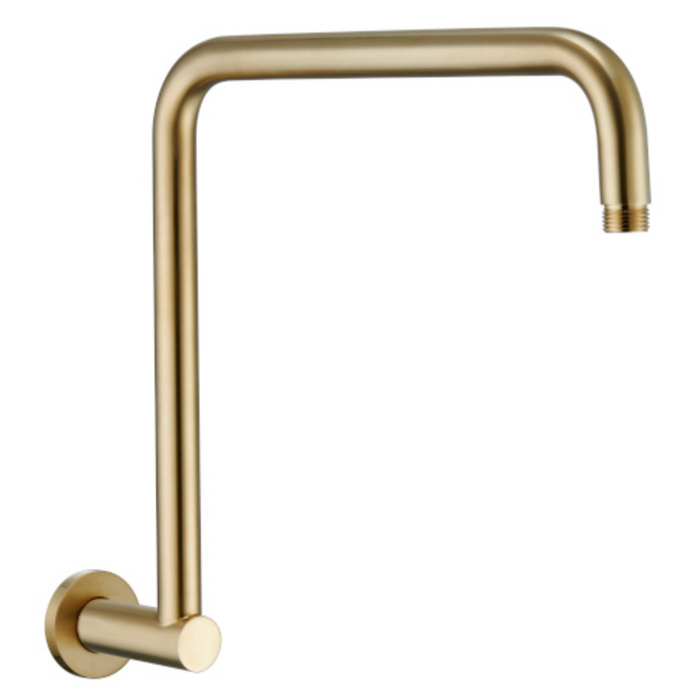 Millennium Akemi High-Rise Shower Arm - Modern Brass