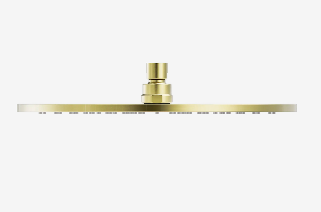 Nero 300mm Round Shower Head  - Brushed Gold