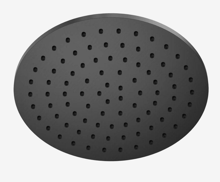 Nero 250mm Round Metal Shower Head II - Gun Metal