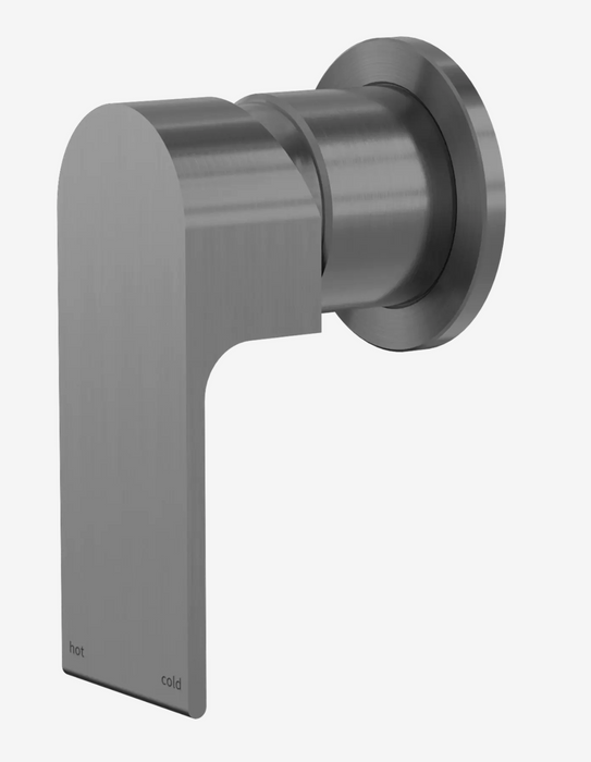 Nero Bianca Shower Mixer 60mm Plate - Gun Metal