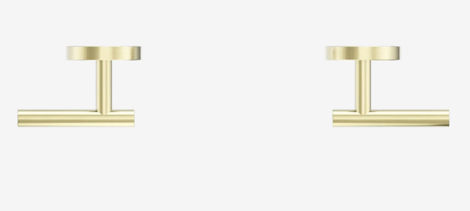 Nero Mecca Lever Wall Top Assemblies Brushed Gold