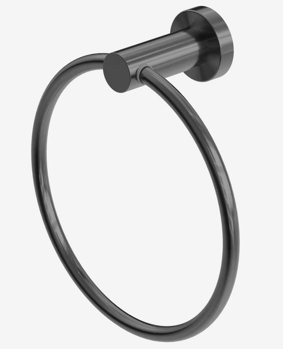Nero Mecca Hand Towel Ring- Gun Metal