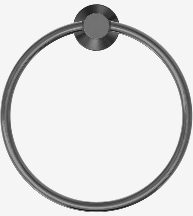 Nero Mecca Hand Towel Ring- Gun Metal
