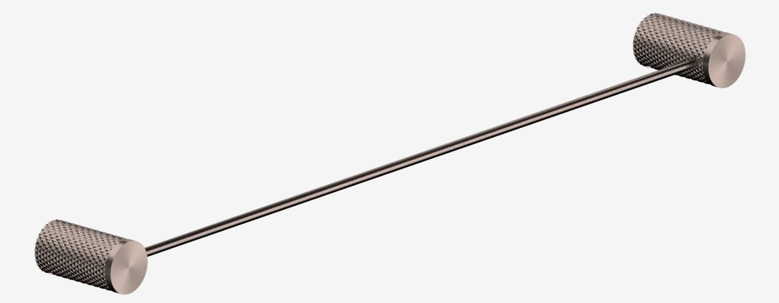 Nero Opal Single Towel Rail 600mm- Brushed Bronze