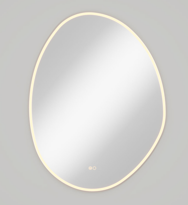 Fienza Pebble Asymmetrical LED Mirror -  700mm x 920mm