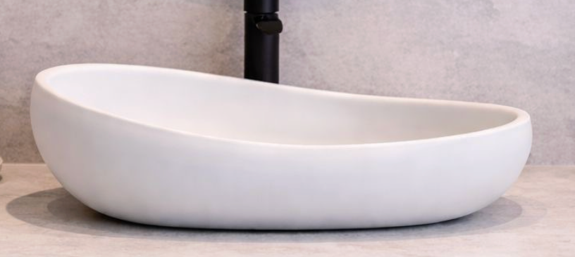 Pietra Bianca Eva Above Counter Basin