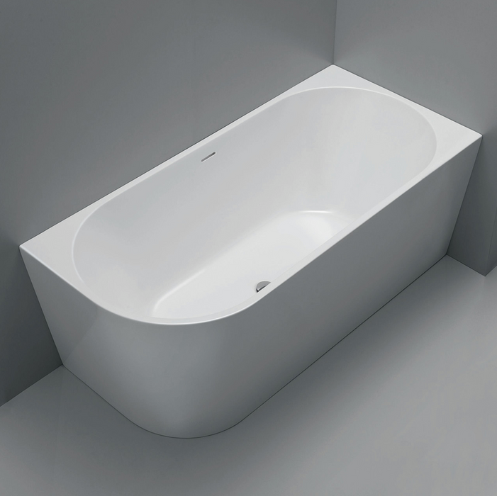Fienza Isabella Left-Hand Corner Bath - Overflow - Gloss White -  1500mm