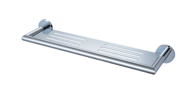 Nero Dolce Metal Shower Shelf Chrome