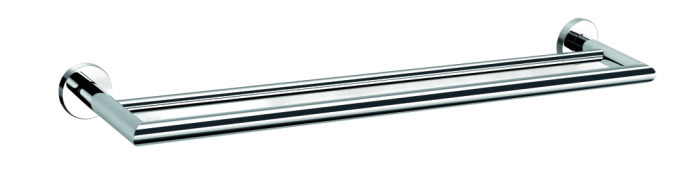 Nero Dolce Double Towel Rail 700mm Chrome
