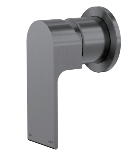 Nero Bianca Shower Mixer 60mm Plate - Gunmetal