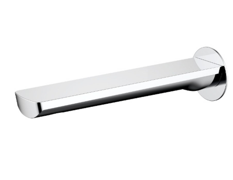 Millennium Akemi Wall Bath Outlet 180mm  - Chrome