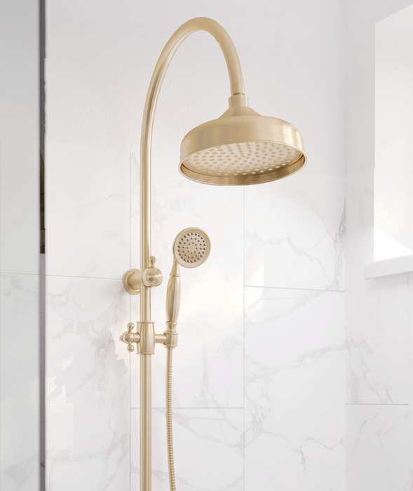 Fienza Lillian Twin Shower - Urban Brass