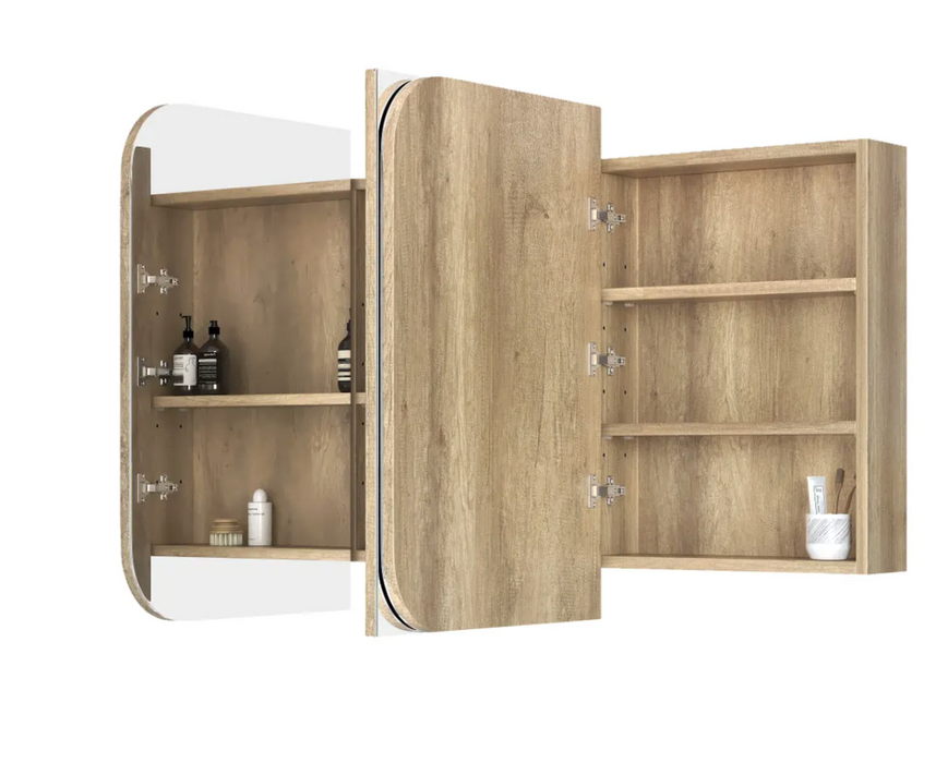 Otti Newport Shaving Cabinet - 1500mm - Natural Oak