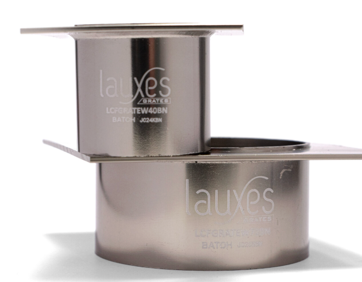 Lauxes Waste Outlets 80mm- Brushed Nickel