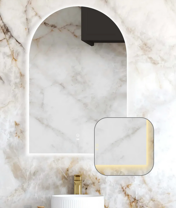 Otti LED Archie Frameless Mirror - 900mm x 600mm