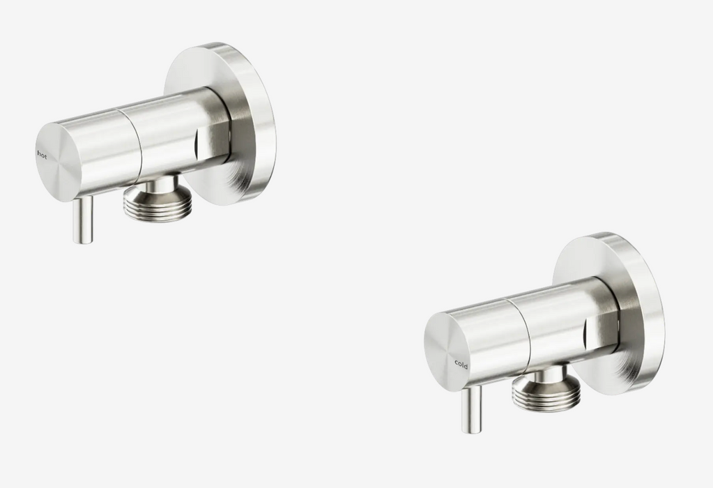 Nero Washing Machine Tap Set-  Brushed Nickel