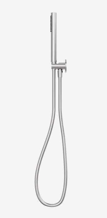 Nero Slim Shower On Bracket-  Brushed Nickel