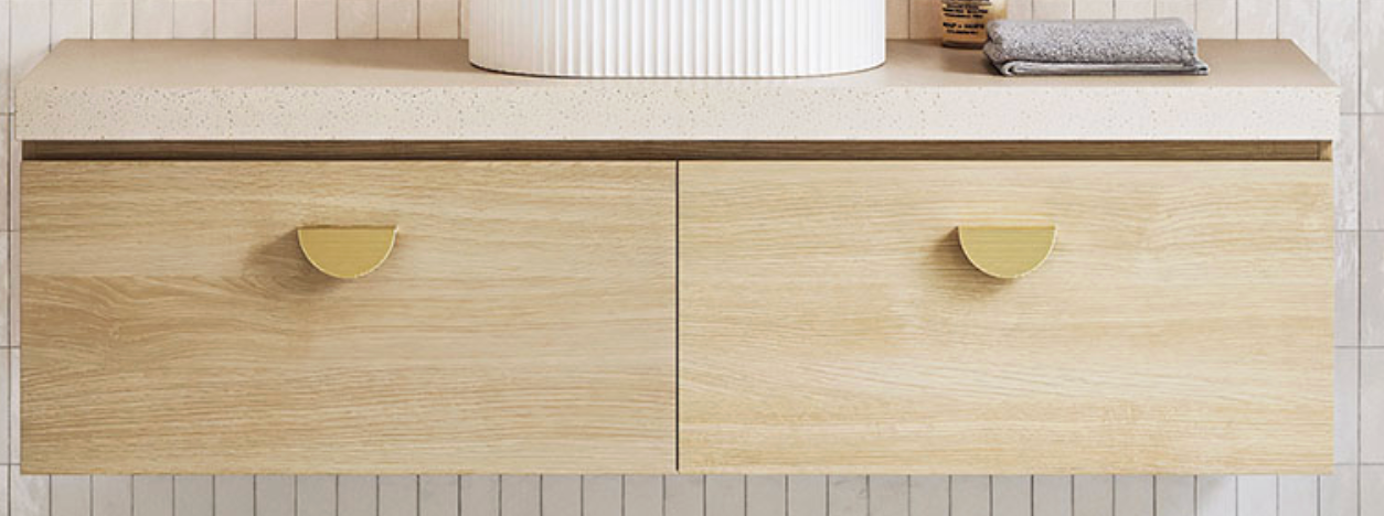 Timberline Kingsley Vanity - 60mm Silk Surface Top & Undermount Basin