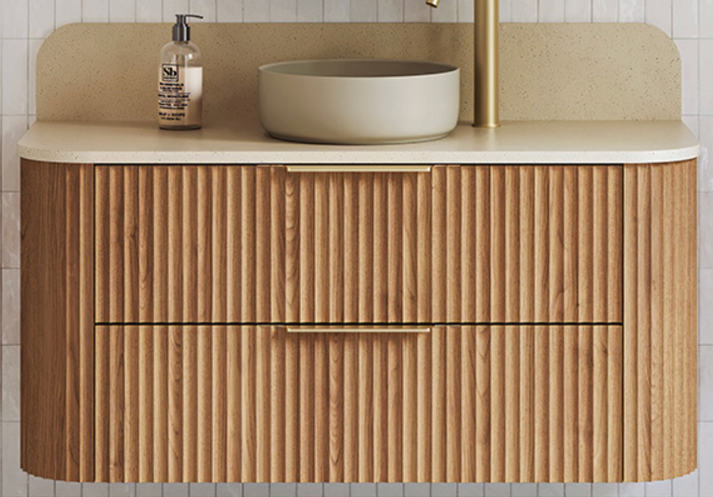 Timberline Socoa Vanity - 20mm Silk Surface Top & Above Counter Ceramic Basin