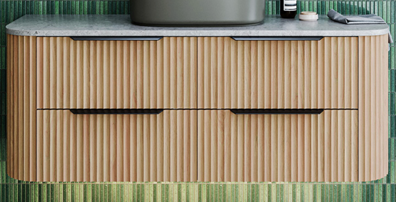 Timberline Socoa Vanity - 20mm Silk Surface Top & Above Counter Ceramic Basin