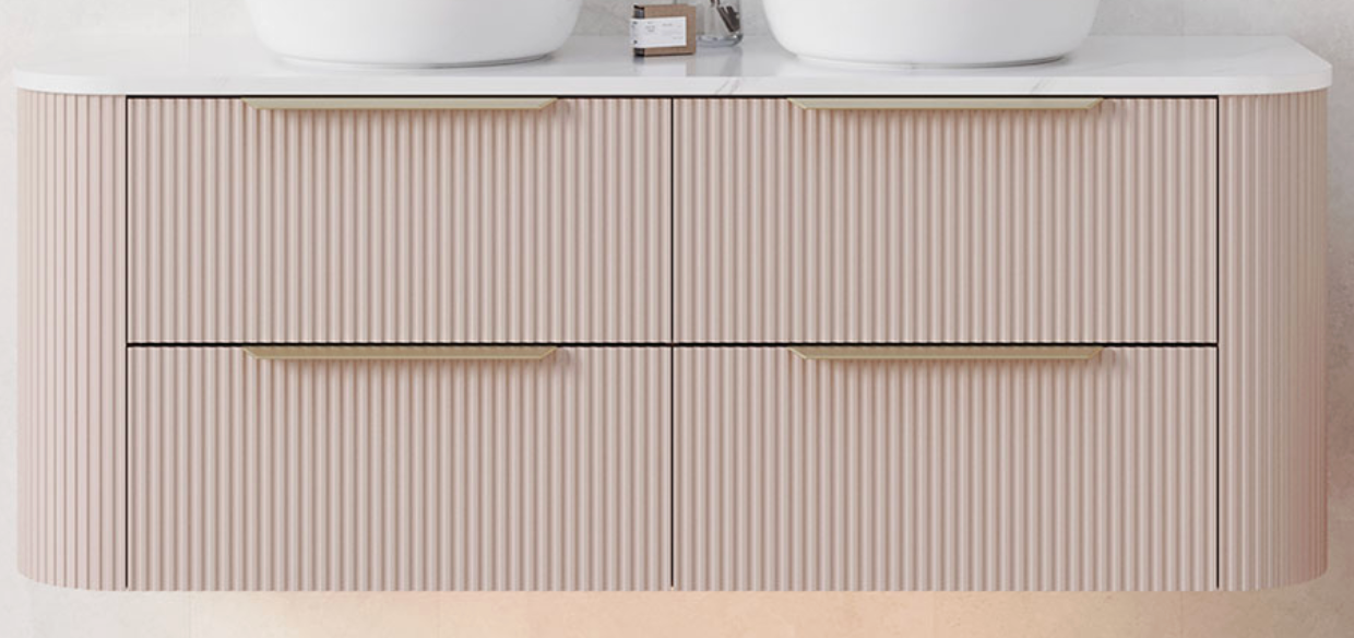 Timberline Socoa Vanity - 20mm Silk Surface Top & Above Counter Ceramic Basin