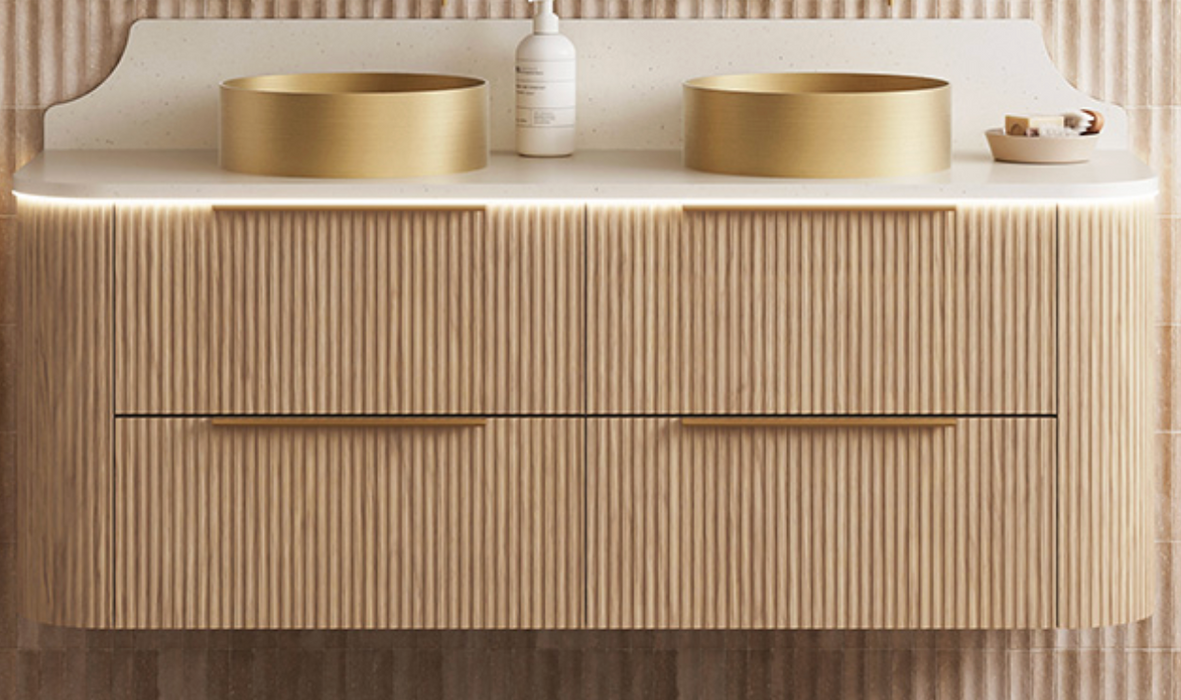 Timberline Socoa Vanity - 20mm Silk Surface Top & Above Counter Ceramic Basin