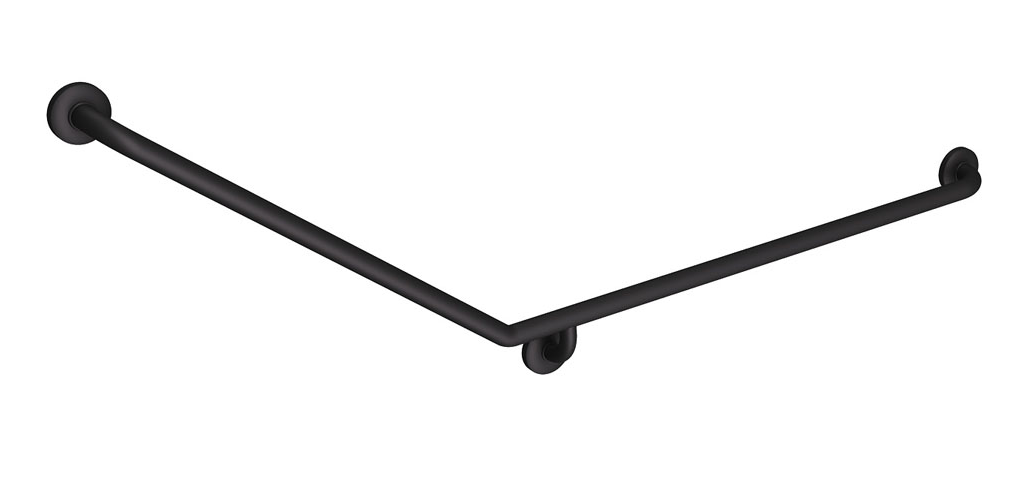 Fienza 40° Accessible Care Right-Hand Grab Rail - Matte Black