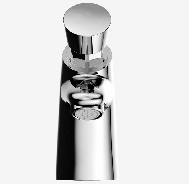 Nero SS316 Lead Free Timeflow Push Button Pillar Tap  - Chrome